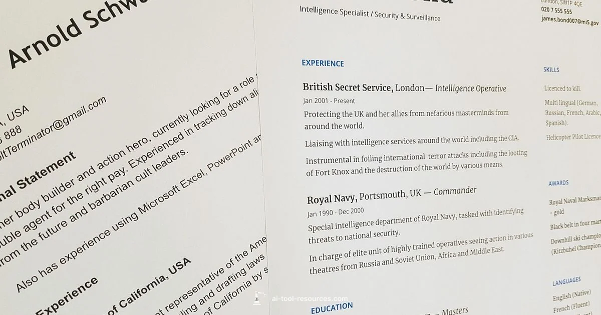 AI Resume Guide - AI Tool Resources
