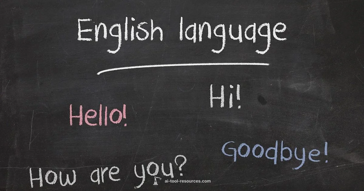 English AI Tool - AI Tool Resources